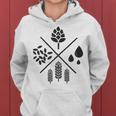 Beerintage Craft Beer Beer Brewer Brewer Kapuzenpullover für Damen