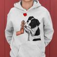 Border Collie Love Dogs Mama Female Kapuzenpullover für Damen