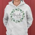 Bride To Be Addio Al Celibato Eucalipto Boho Sposa Felpa con cappuccio da donna
