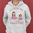 Children's Ich Werde Große Schwester 20242025 Princess Girls' Kapuzenpullover für Damen