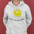 Create Your Own Sunshine Cute Smile Face Sun Happy Smiling Women Hoodie