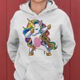 Dab Unicorn Camicia Ragazze Bambini Donne Dabbing Unicorni Felpa con cappuccio da donna