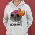 Delicious Spritzi X Sad Hamster Meme Girl Hallöchen Aperölchen Kapuzenpullover für Damen