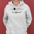 Be Different Cute Cats Fun Kitten Cat Slogan Kapuzenpullover für Damen