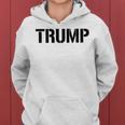 Estilo Militar De Plantilla Donald Trump 2024 Sudadera con capucha para mujer