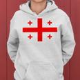 Georgia Flag Georgia Flag Georgian Flags Women's Kapuzenpullover für Damen