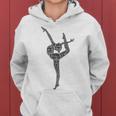 Ginnasta Ginnastica Ragazze Bambini Donne Felpa con cappuccio da donna