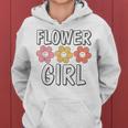 Groovy Flower Girl Proposal Wedding Bridesmaid Bridal Shower Women Hoodie