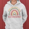 Kinder Ich Bin Jetzt Ein Kitakind 2024 Kita Rainbow Kapuzenpullover für Damen