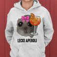 Lecki Aperoli X Sad Hamster Meme Girl Hallöchen Aperölchen Kapuzenpullover für Damen