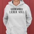 Lieberoll Als Liebvoll Beer Wein Party Fun Kapuzenpullover für Damen