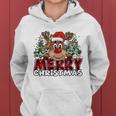 Lustiges Rentier Xmas Männer Frauen Familie Merry Christmas Kapuzenpullover für Damen