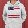 Proud To Be An American 4Th Of July Usa Flag Patriotic Women Hoodie