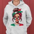 Ragazza Italiana Italian Girl Italia Italy Flag Women's Kapuzenpullover für Damen