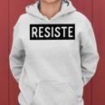 Resiste Spanish Resist Mexican Immigration Boriqua Women Hoodie