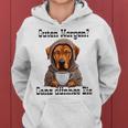 Rhodesian Ridgeback Hund Guten Morgen Ganz Dünne Eis Women's Kapuzenpullover für Damen