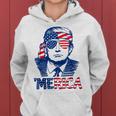 Trump 4Th Of July Merica Usa American Flag Women Hoodie