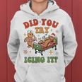 Did You Try Icing It Nurse Christmas Physical Therapist Women Hoodie