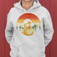 Vintage Cool Duck With Sunglasses Ducks Women Hoodie