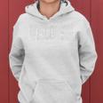 Vintage Wisconsin Wisconsin Red Retro Wisconsin Women Hoodie