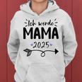 Women's Ich Werde Mama 2025 Kapuzenpullover für Damen