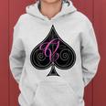 Women's Queen Of Spades Hot Wife Swinger Kapuzenpullover für Damen