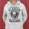 Women's Reich Mir Die Oxygen Bottle Diving Queen Kapuzenpullover für Damen