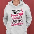 Women's Wir Sind Die Saufen Feiern Lästern Schwestern Party Saufen Kapuzenpullover für Damen