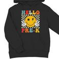 Groovy Hello Pre-K Retro Team Preschool Back To School Boys Youth Hoodie