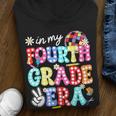 Groovy In My Fourth Grade Era First Day 4Th Grade Kid Teache Youth Hoodie