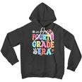 Groovy In My Fourth Grade Era First Day 4Th Grade Kid Teache Youth Hoodie