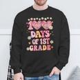 100 Tage 1 Klasse Alles Gute Zum 100 Schultag Für Kinder Lehrer Sweatshirt Geschenke für alte Männer