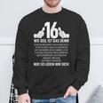 16Th Birthday Nager 16 Years Wie Geil Ist Das Denn Sweatshirt Geschenke für alte Männer