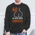 40 Ab Jetzt Gehts Abwärts Birthday Sweatshirt Geschenke für alte Männer