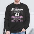 41 Geburtstag Frau Königin 41 Jahre Geburtstagsgeschenk Sweatshirt Geschenke für alte Männer