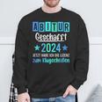 Abitur 2024 Geschafft Lizenz Zum Klugscheißen Sweatshirt Geschenke für alte Männer