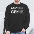 Achtung Genie Sweatshirt Geschenke für alte Männer