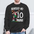 Adesso Ho 10 Anni Maglia Calcio 10 Anni Compleanno Bambino Felpa Regalos para ancianos