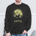 Akita Halloween Sweatshirt Gifts for Old Men