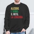 Alessio L'uomo Il Mito La Leggenda Regalo Per Alessio Felpa Regalos para ancianos