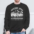 Alpenüberquerung Oberstdorf Merano E5 Alpine Crossing Sweatshirt Geschenke für alte Männer