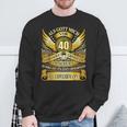 Als Gott 40 Jahre Ago Schuf Feuerwehrmann 40Th Birthday Sweatshirt Geschenke für alte Männer