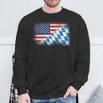 American Bavarian Flag Usa Bavaria Flag Sweatshirt Geschenke für alte Männer