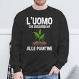 Amo Giardinaggio Coltivazioneerdure Semenzaio Orto Frase Felpa Regalos para ancianos