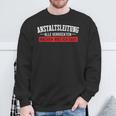 Anstaltleitungerrückte Macht Department Manager Mad House Sweatshirt Geschenke für alte Männer