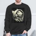 Astronaut Cat Sweatshirt Geschenke für alte Männer