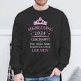 Ausbildung 2024 Bestanden Geschafft Ausbildung Sweatshirt Geschenke für alte Männer