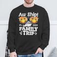 Aw Ship I's A Family Trip 2024 Cruise Matching Family Sweatshirt Gifts for Old Men