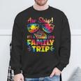 Aw Ship It's A Family Trip 2025 Family Cruise Squad Tie Dye Sweatshirt Gifts for Old Men