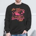 Aw Ship It’S Our Honeymoon Trip 2024 Just Married Cruise Sweatshirt Gifts for Old Men